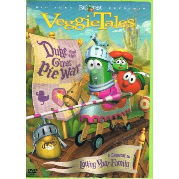 VeggieTales Duke & the Great Pie War A Lesson in Loving Your Family DVD - Picture 1 of 5